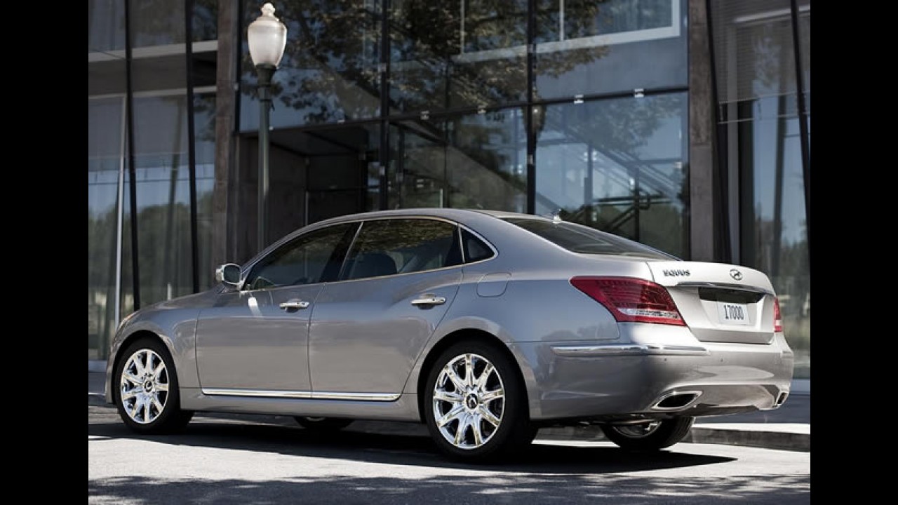 Hyundai Equus e Genesis são mostrados em Campos do Jordão