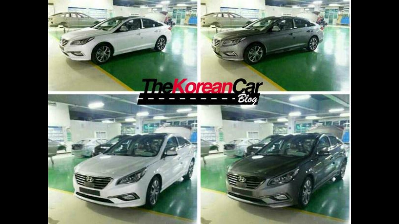 Flagra: novo Hyundai Sonata é visto sem camuflagem na Coreia do Sul