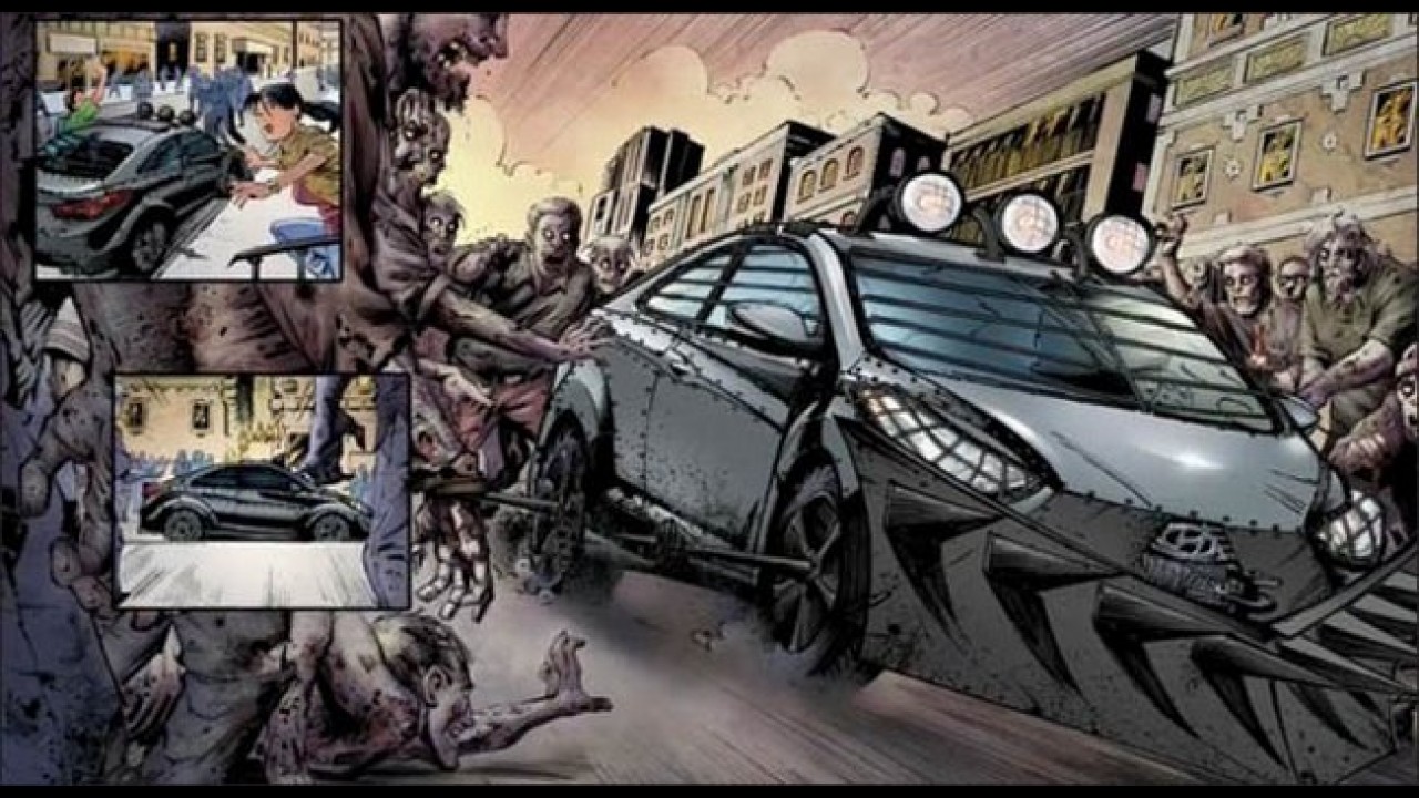 Hyundai Elantra Coupé "The Walking Dead" - A máquina de sobrevivência anti-zumbi