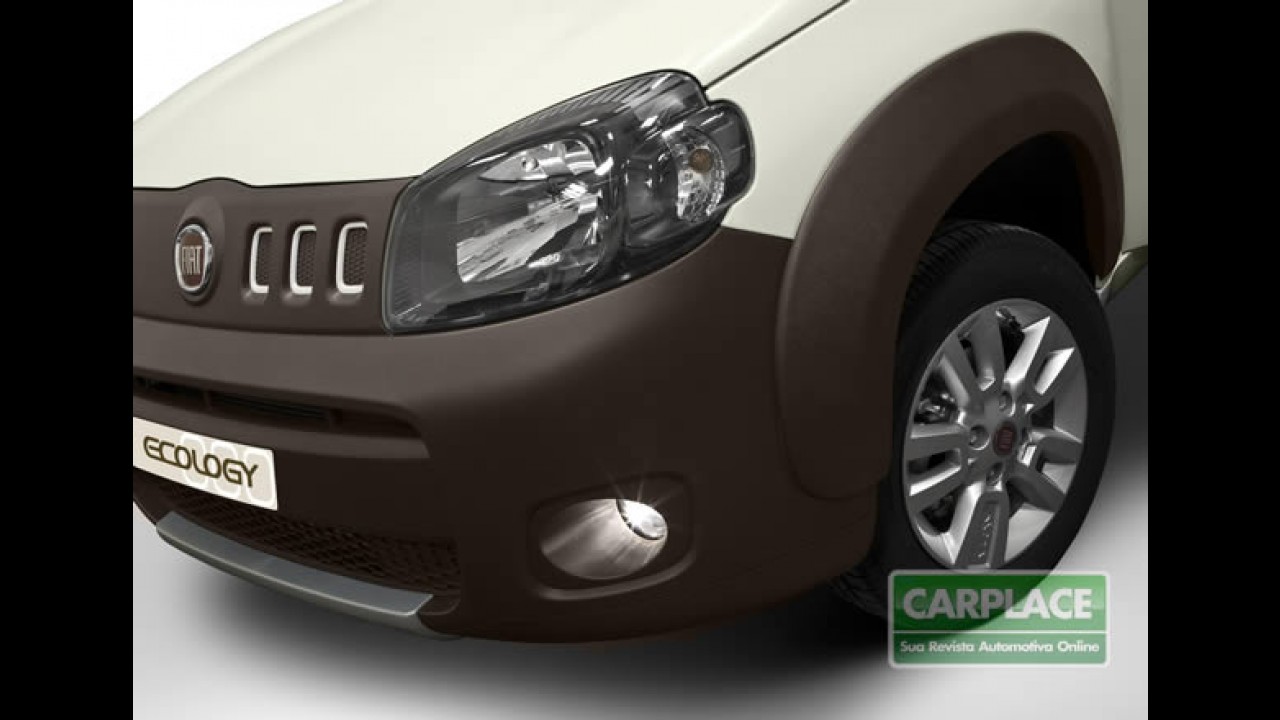 Fiat Uno Ecology - Conceito tem sistema Stop&Start e teto que capta energia solar