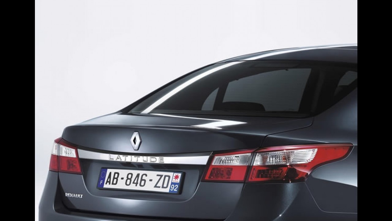 Renault divulga imagens oficiais do seu novo sedan de luxo Latitude