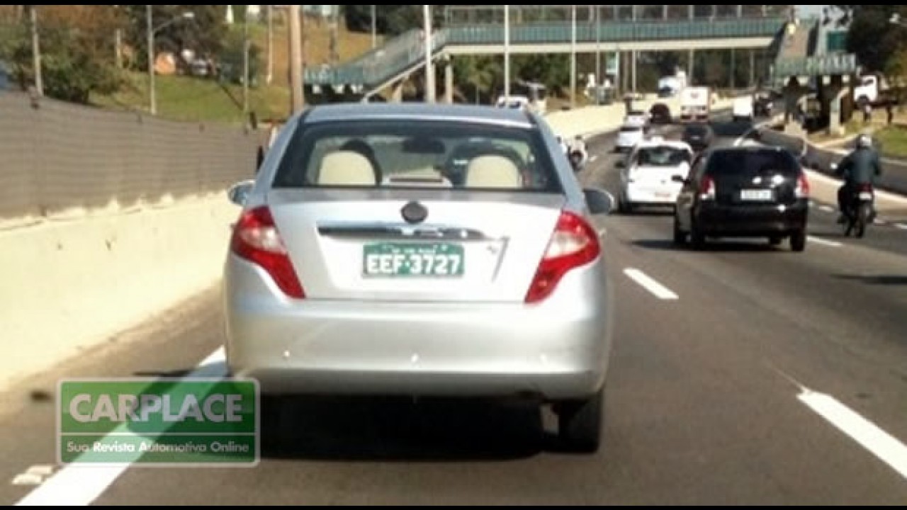 Leitor flagra chinês JAC J3 Sedan em São Paulo