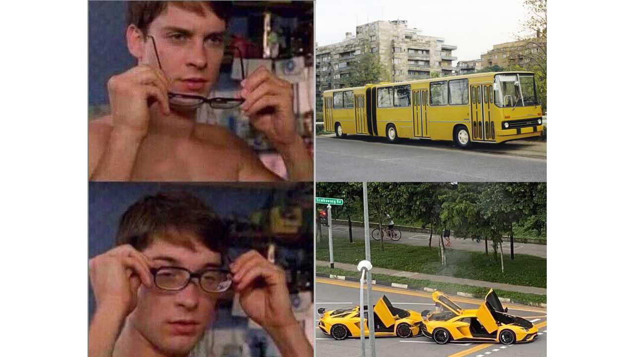 ДТП с участием двух Lamborghini Aventador S