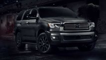 2021 Toyota Sequoia 2021 Toyota Sequoia Nightshade Edition front quarter look