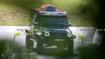 New Mercedes-Benz G550 4×4² spy photo