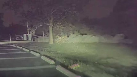 video tesla model s valet crash dashcam save