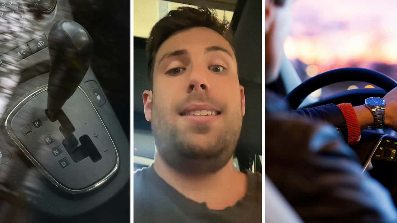 Man Gets Into New Car