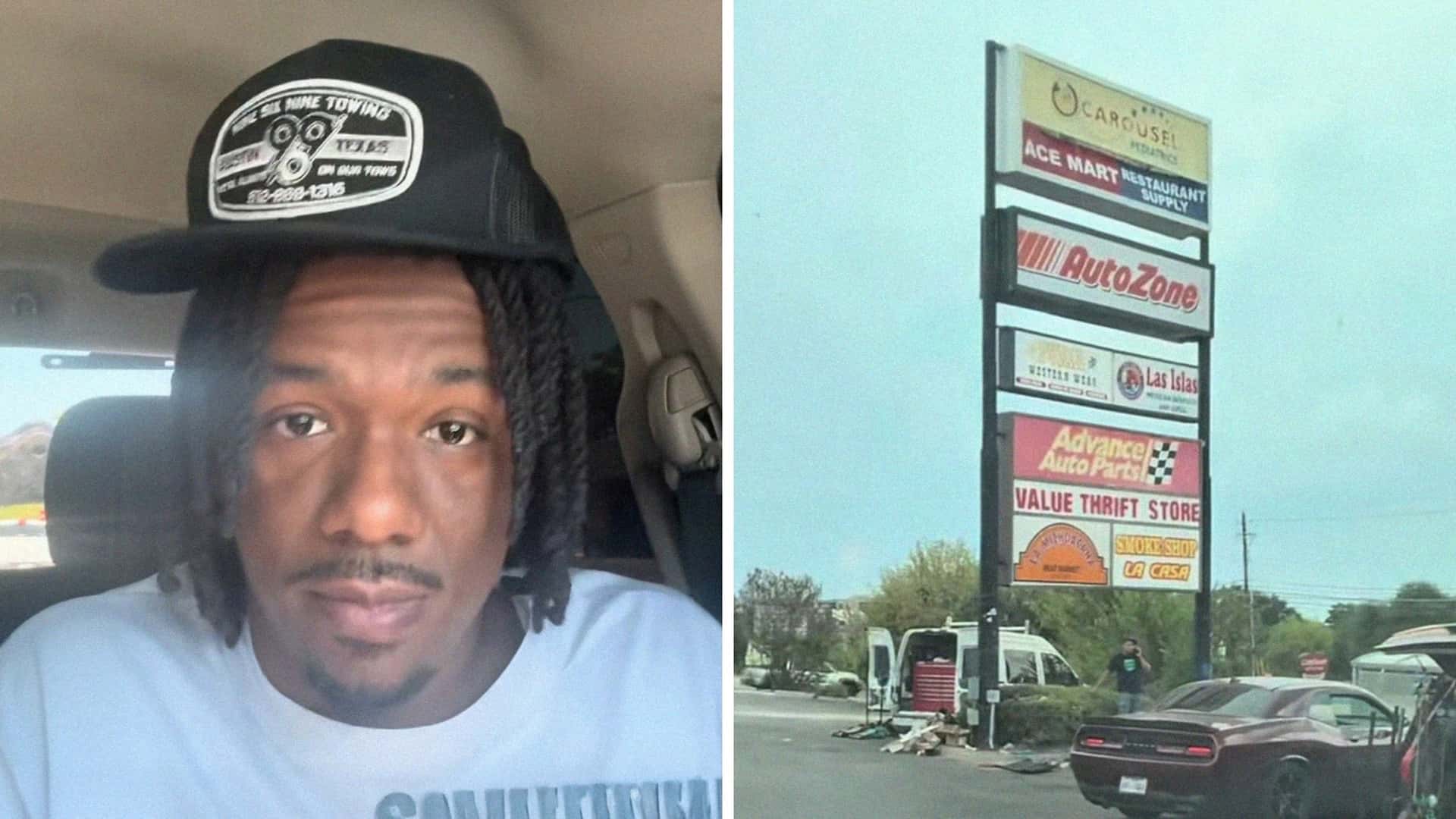 Man Goes To The Parking Lot Connecting AutoZone And Advance Auto Parts. Then He ...