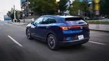 2023 Volkswagen ID.4 exterior rear three-quarter view driving
