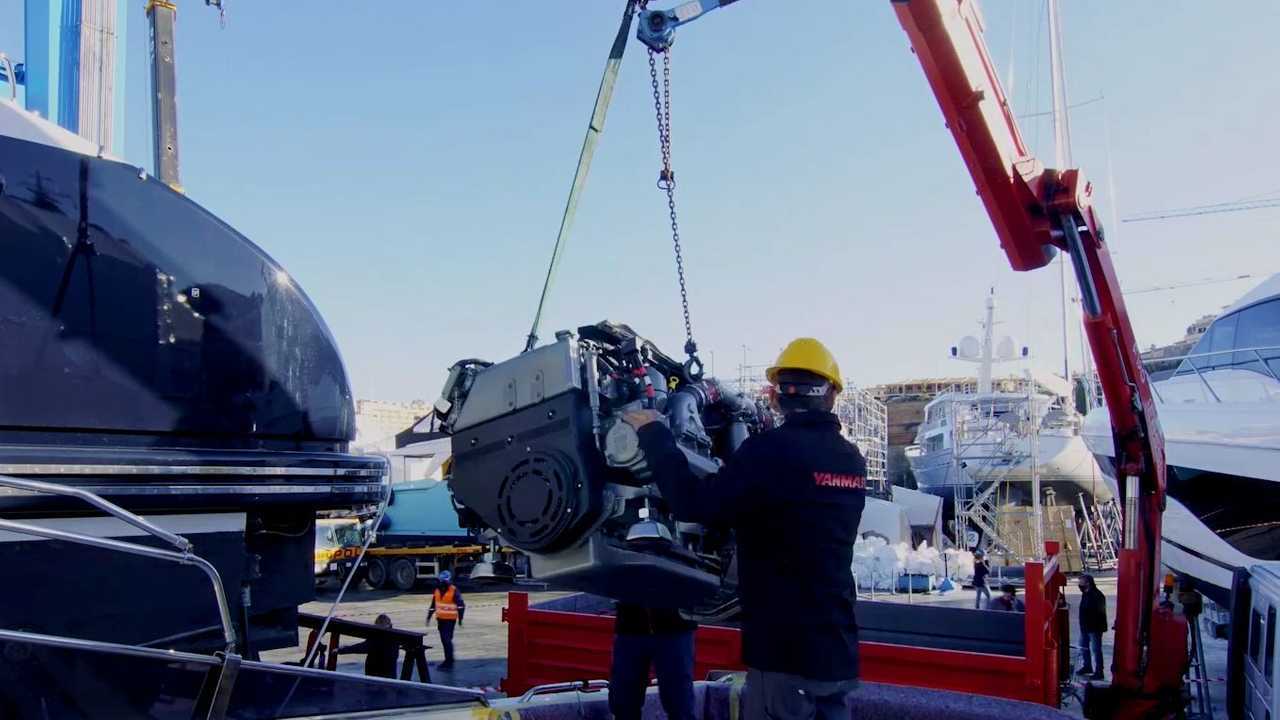 YANMAR-Magnum-40-motorboat-Adriana-has-been-repowered-with-two-YANMAR-6LF-engines.
