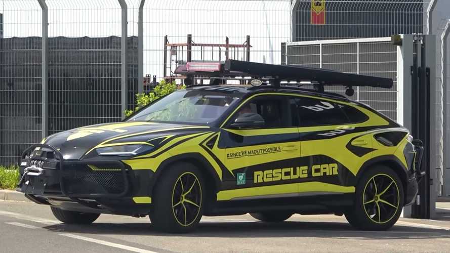 Lamborghini Urus rescue vehicle spotted with cool off-road upgrades