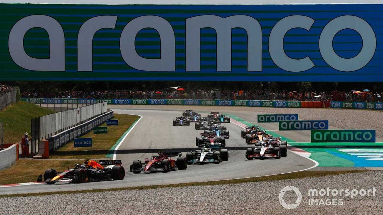 Spanish GP 2022 race start