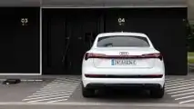 Audi charging hub in Nuremberg, Germany