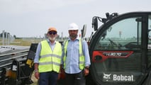 Bobcat in campo nel Delta del Po: i mezzi protagonisti di un maxi impianto agro-fotovoltaico a Loreo