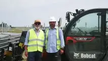 Bobcat in campo nel Delta del Po: i mezzi protagonisti di un maxi impianto agro-fotovoltaico a Loreo
