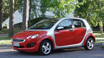 Smart Forfour on location in Hyvinkaa Finland