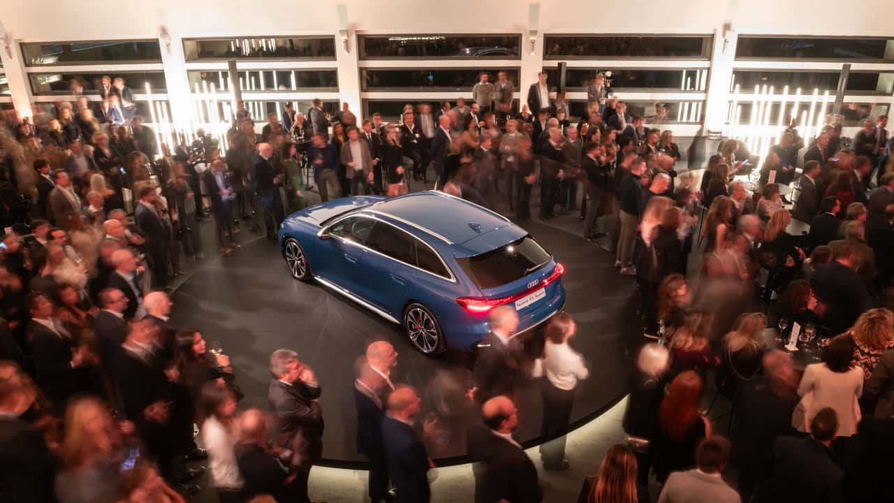 Nuova Audi A5, la serata di debutto a Roma