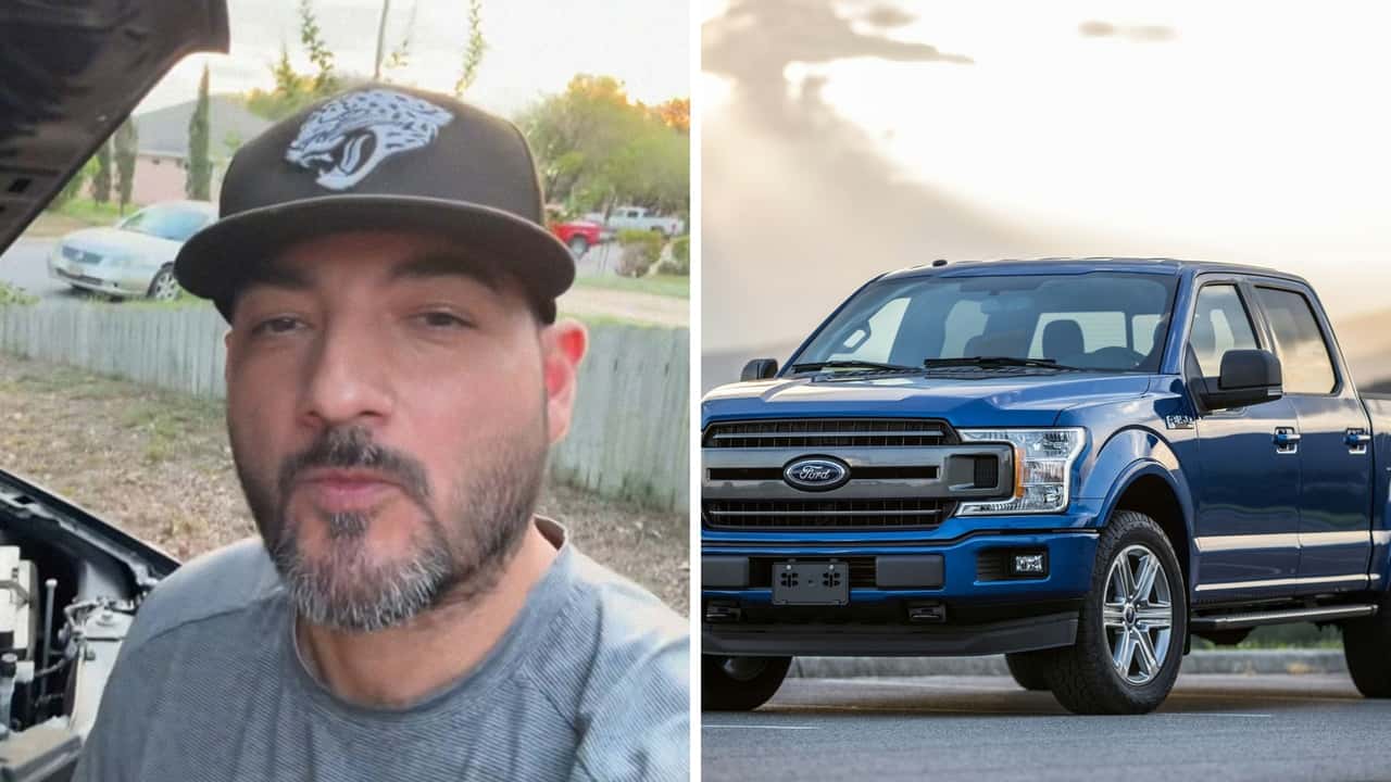Man's brand-new truck comes off dealership lot with scratches.