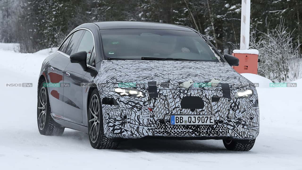 Mercedes EQS Facelift (2026) als Erlkönig