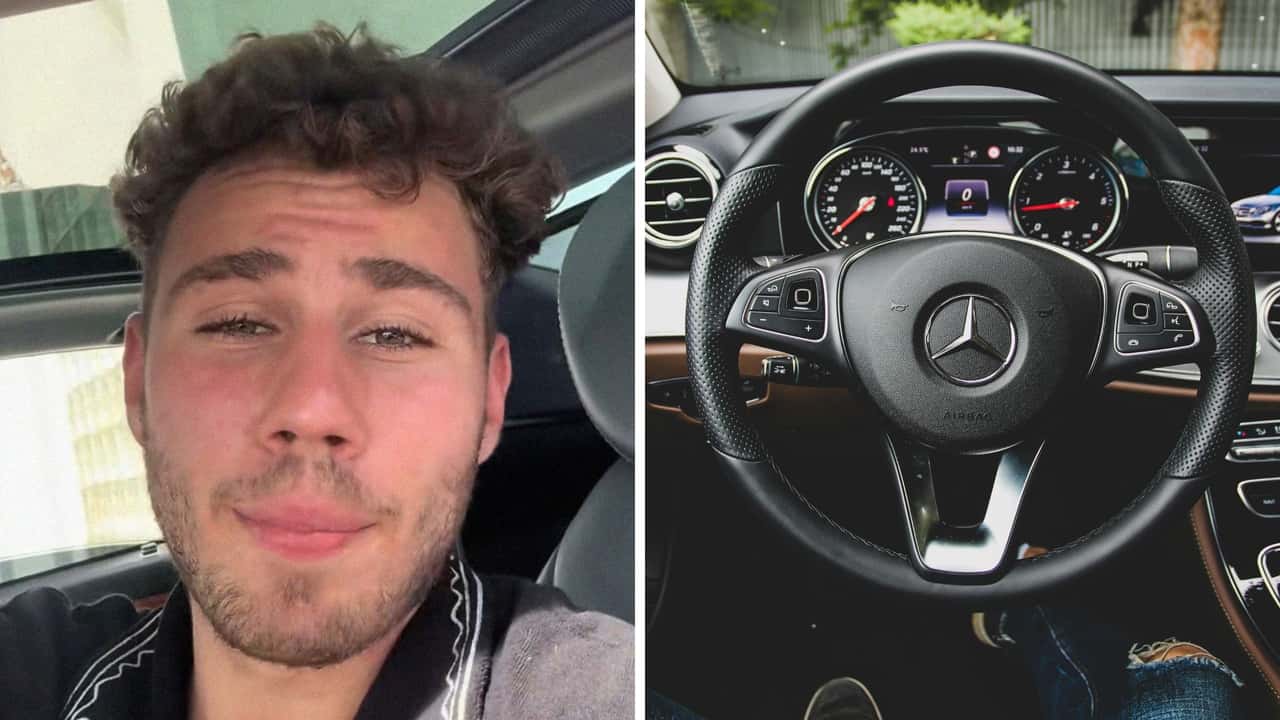 Man buys a classic Mercedes at an auction. Then he realizes it has a green light designation