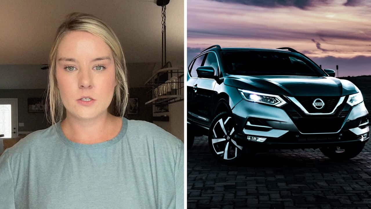 Woman takes her Nissan to the dealership for oil change. Then she sees how much it costs to replace lug nuts