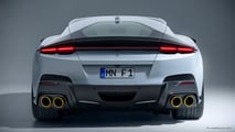 Ferrari 12 cylindres Novitec avec sorties d'échappement dorées