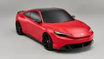 Honda Prelude concept in red