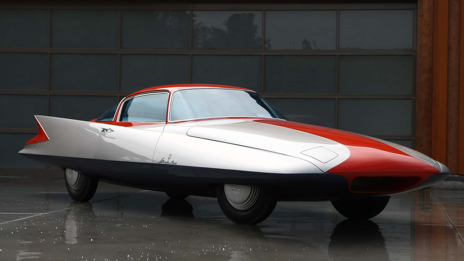 Miniature 1/43 Chrysler Ghia Falcon Concept Car 1955 – Ixo – Résine – Occasion