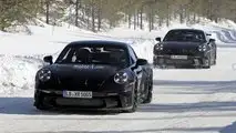 صورة جاسوسية لسيارة بورش 911 GT3 تورينج