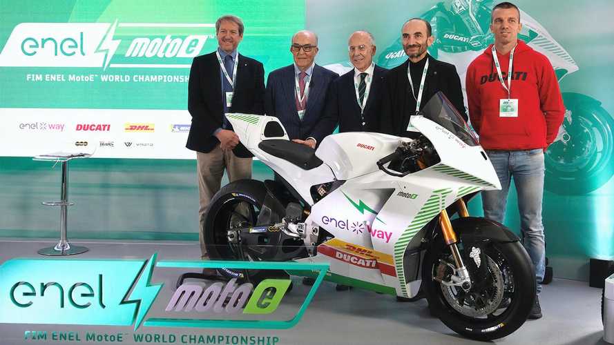 2023 Ducati V21L prototype MotoE electric race bike officially presented