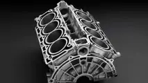 Il motore V8 Volvo BS444S