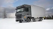 FOTO - Mercedes eActros: test al Circolo Polare