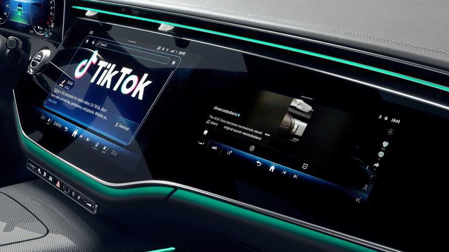 TikTok sbarca sugli infotainment Mercedes, si inizia dalla Classe E