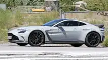 Photos d'espionnage manuelles de l'Aston Martin Vantage V12