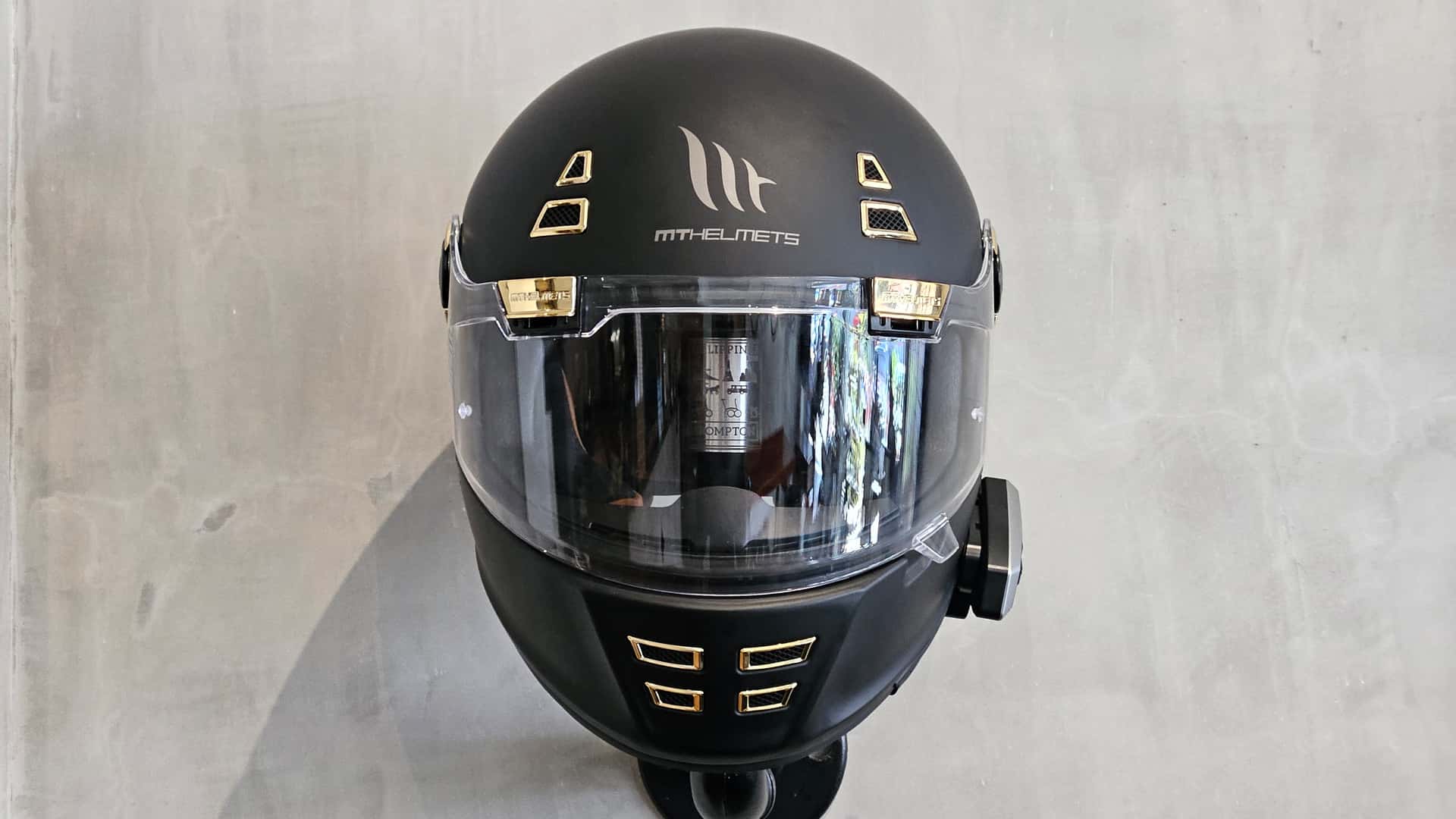 college team motorcycle helmet These Chrome CFB Helmets Are Better Than the Real Thing