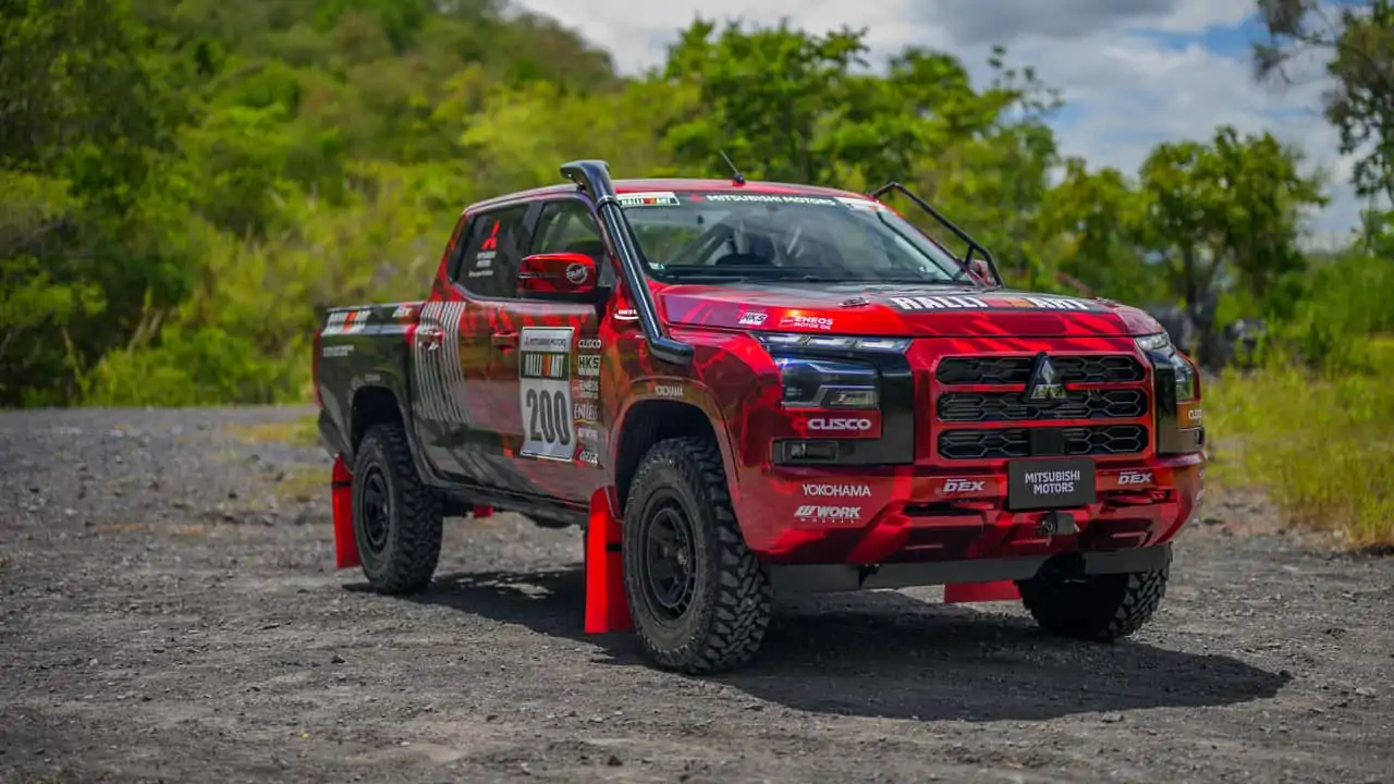 2024 Mitsubishi Triton Sports Truck Shown Alongside Specialized Versions
