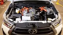 Toyota hydrogen-fueled Hilux Prototype pick-up