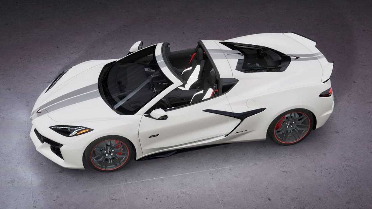 Foto filtrada exterior del 70 aniversario del Chevrolet Corvette Z06 2023