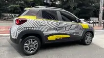 Flagra do Renault Kwid E-Tech no Brasil