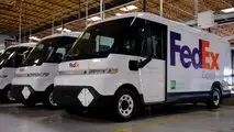 The first BrightDrop EV600 electric vans delivered to FedEx