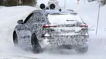 Audi Q6 e-tron (2023) auf neuen Erlkönigbildern