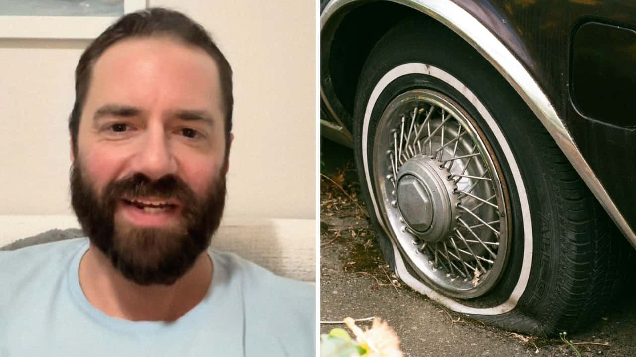 Man buys new car. Then he gets a nail in his tire and asks the dealership to cover it