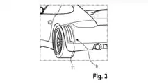 Le brevet Disappearing Racing Stripes de Porsche