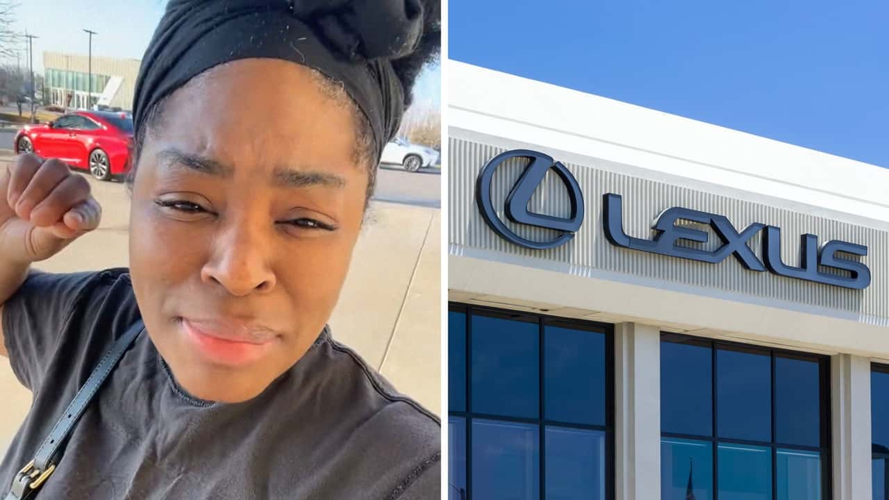 Woman’s fed up with Jiffy Lube and Take 5. Then she goes to her Lexus dealership for service