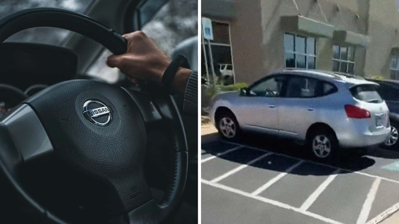 Man pulls into parking lot
