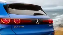 Mercedes GLC EQ Avantgarde (2026) in Klarblau Metallic: Das Exterieur