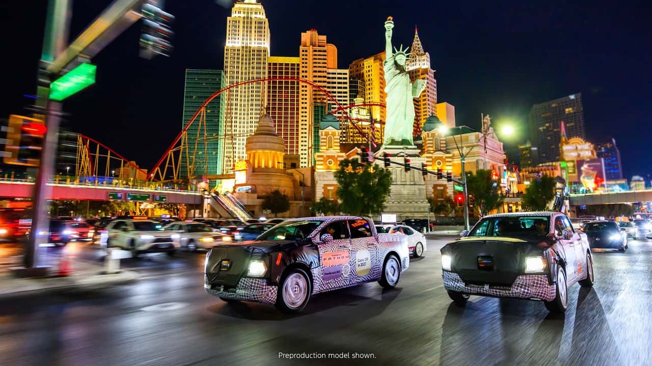 Ford Fathom Prototypes in Las Vegas