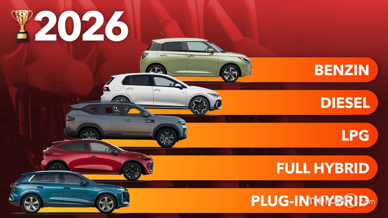 Collage: Die sparsamsten Autos 2026 bis zur Jahresmitte