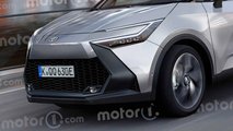 Toyota C-HR (2024) als Rendering