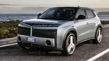 Lancia Ypsilon (2024) im Rendering von Motor1.com